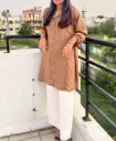 BROWN KURTI