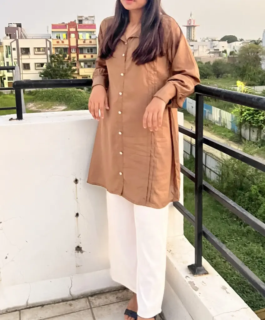 BROWN KURTI